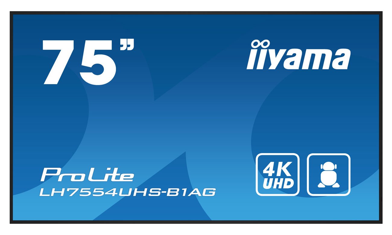 iiyama LH7554UHS-B1AG вид спереди