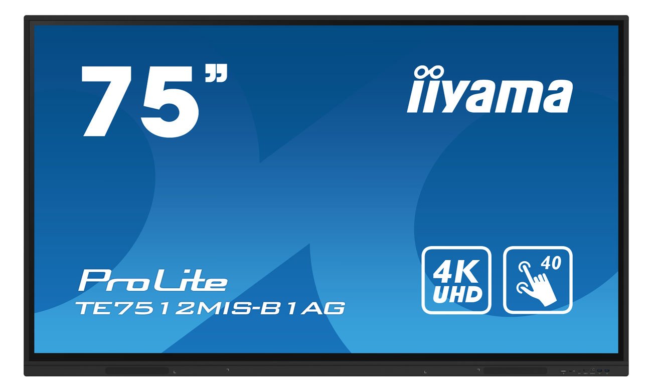 iiyama TE7512MIS-B1AG X вид спереду