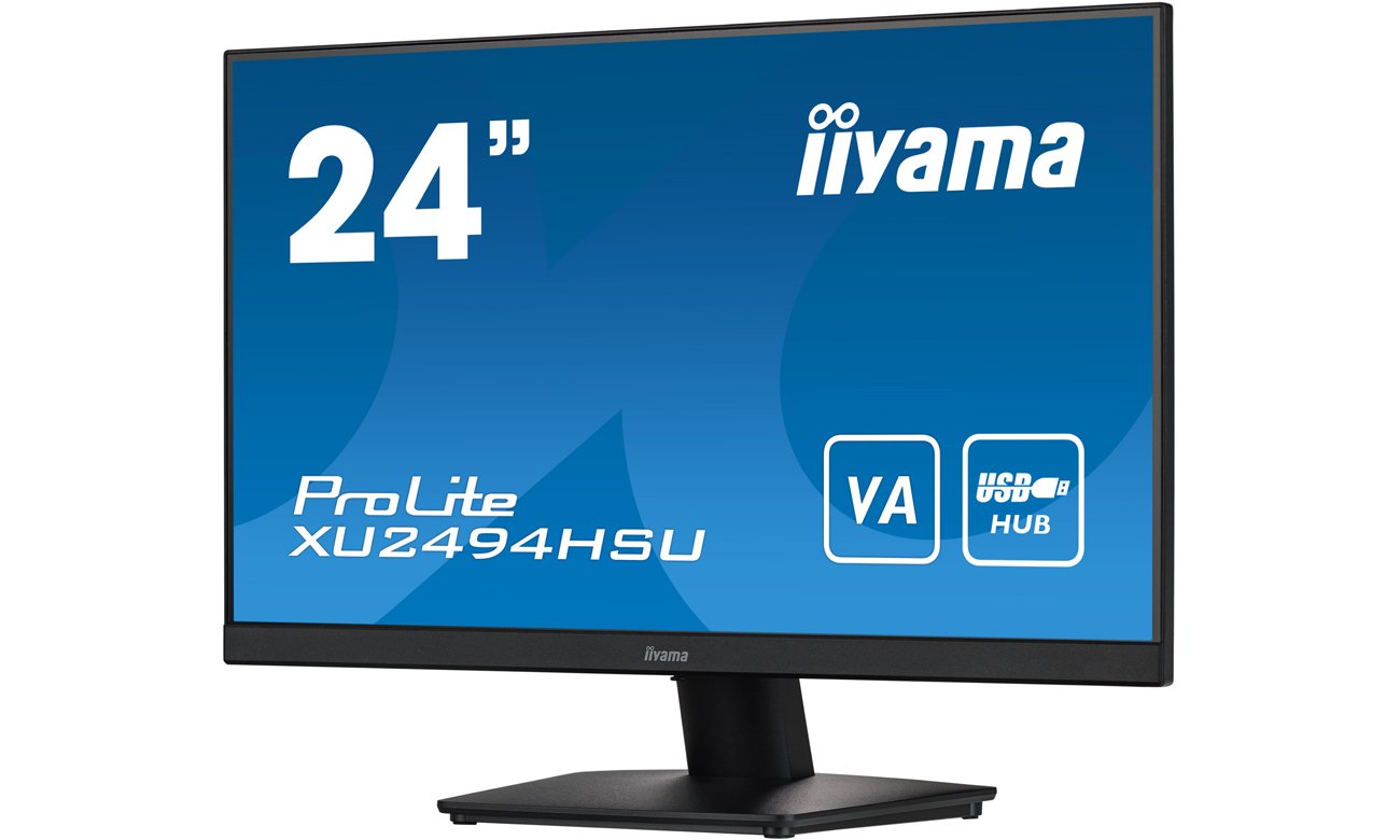 iiyama Prolite XUB2494HSU передній кут огляду