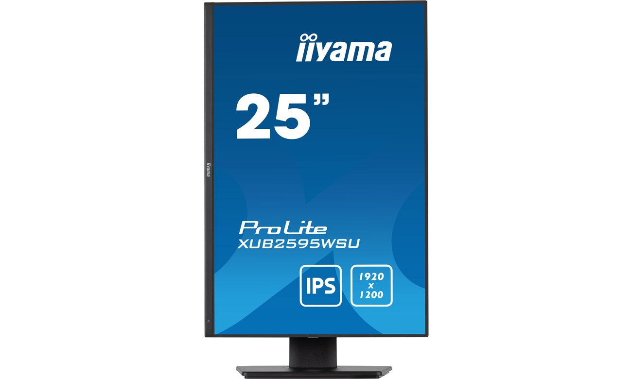 iiyama XUB2595WSU-B5 вид спереду, ПІВОТ