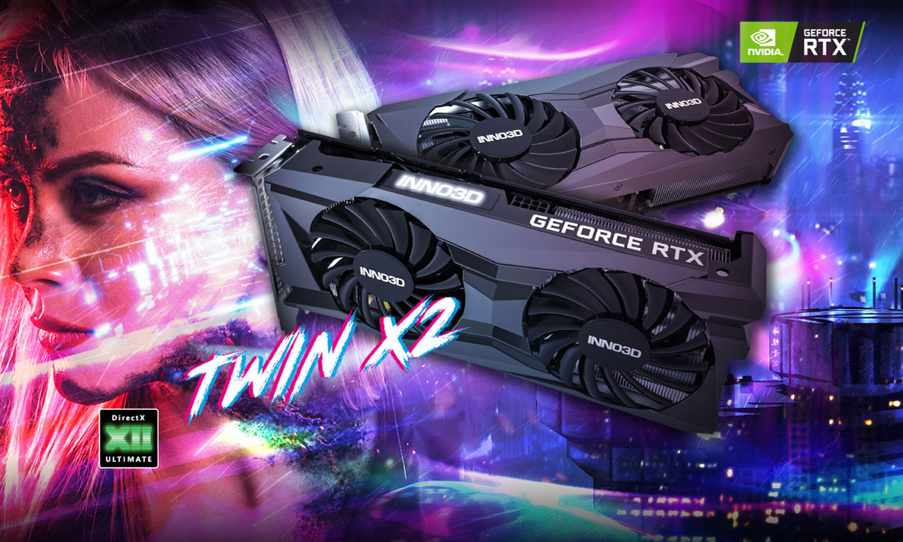 Охлаждение Inno3D GeForce RTX 3060 Twin X2 OC