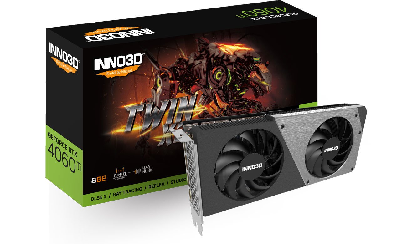 Inno3D GeForce RTX 4060 Ti Twin X2 8 ГБ GDDR6