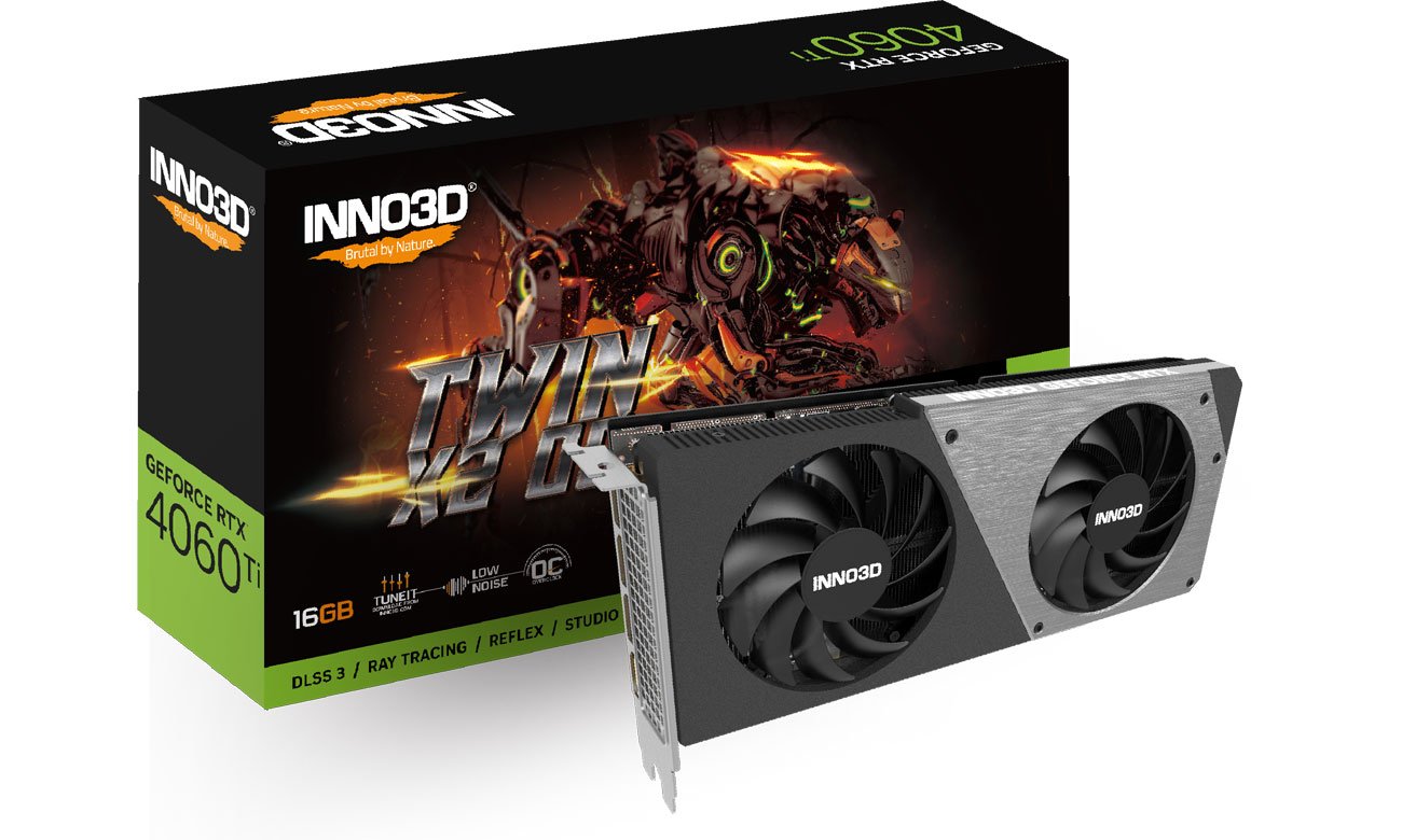 Inno3D GeForce RTX 4060 Ti Twin X2 OC 16 ГБ GDDR6