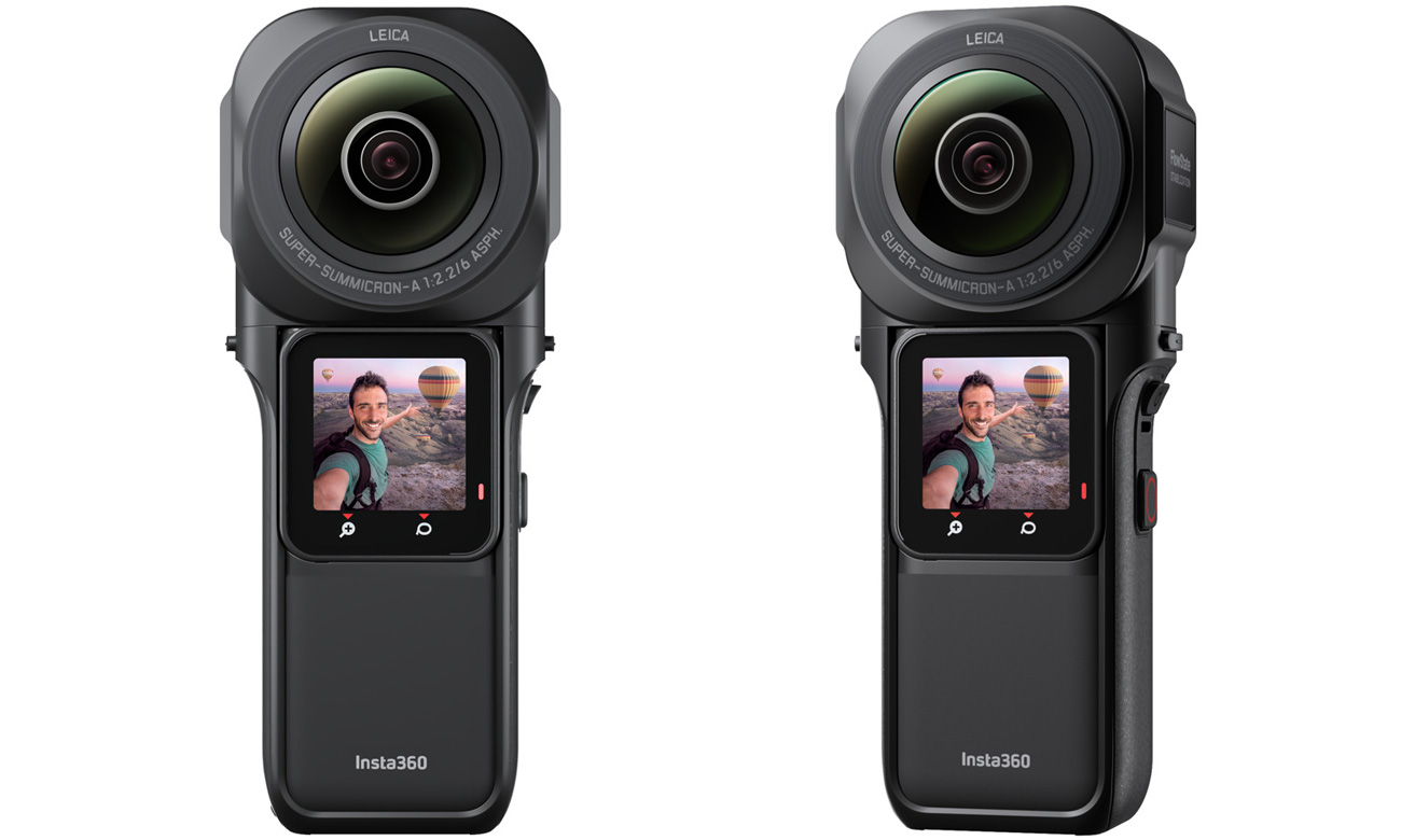 1-дюймова екшн-камера Insta360 ONE RS 360 Edition – кутовий вид спереду