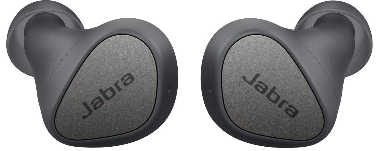 Бездротовi навушники Jabra Elite 4 темно-сiрi – вигляд лiвого та правого навушникiв