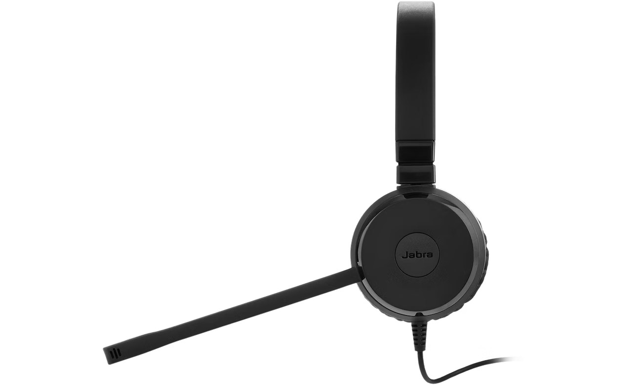 Стереогарнитура Jabra Evolve 20 – вид сбоку