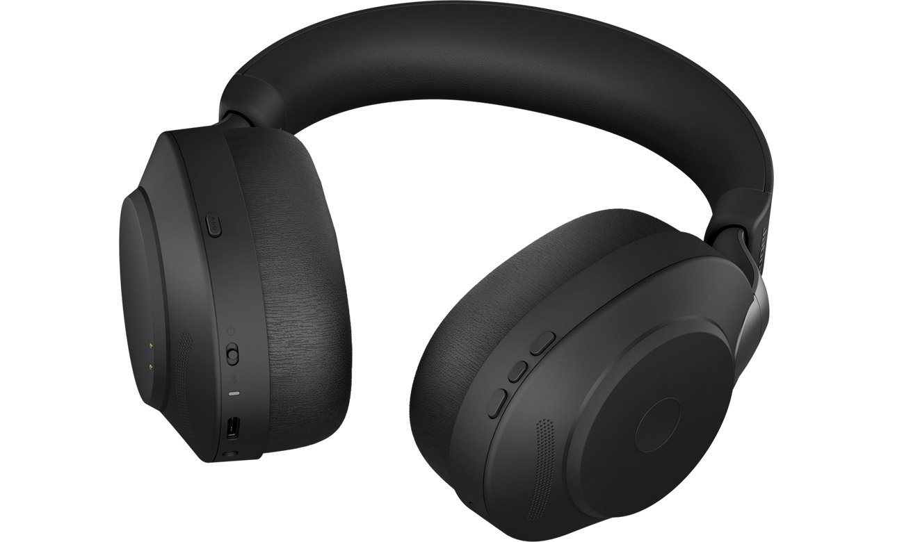 Стереогарнитура Jabra Evolve2 85 UC – вид снизу под углом