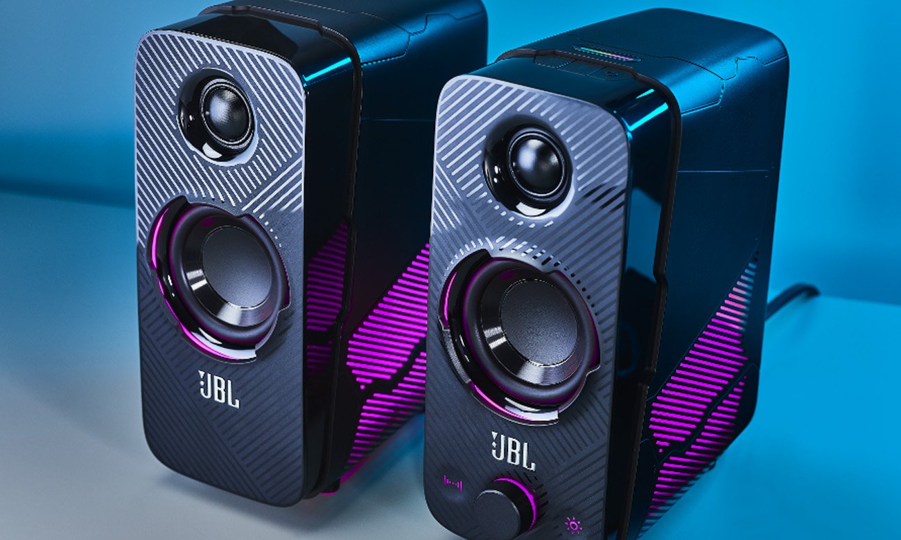 Колонки JBL Quantum Duo з RGB підсвічуванням