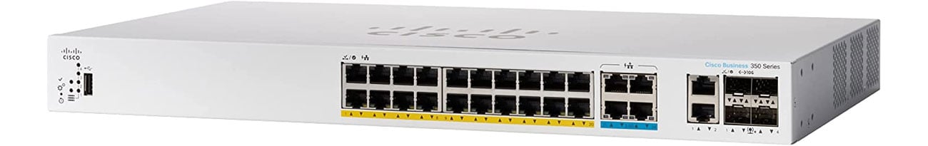 Коммутатор Cisco CBS350-24MGP-4X-EU