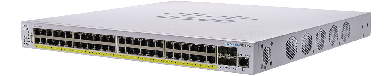 Комутатор Cisco CBS350-48FP-4G-EU