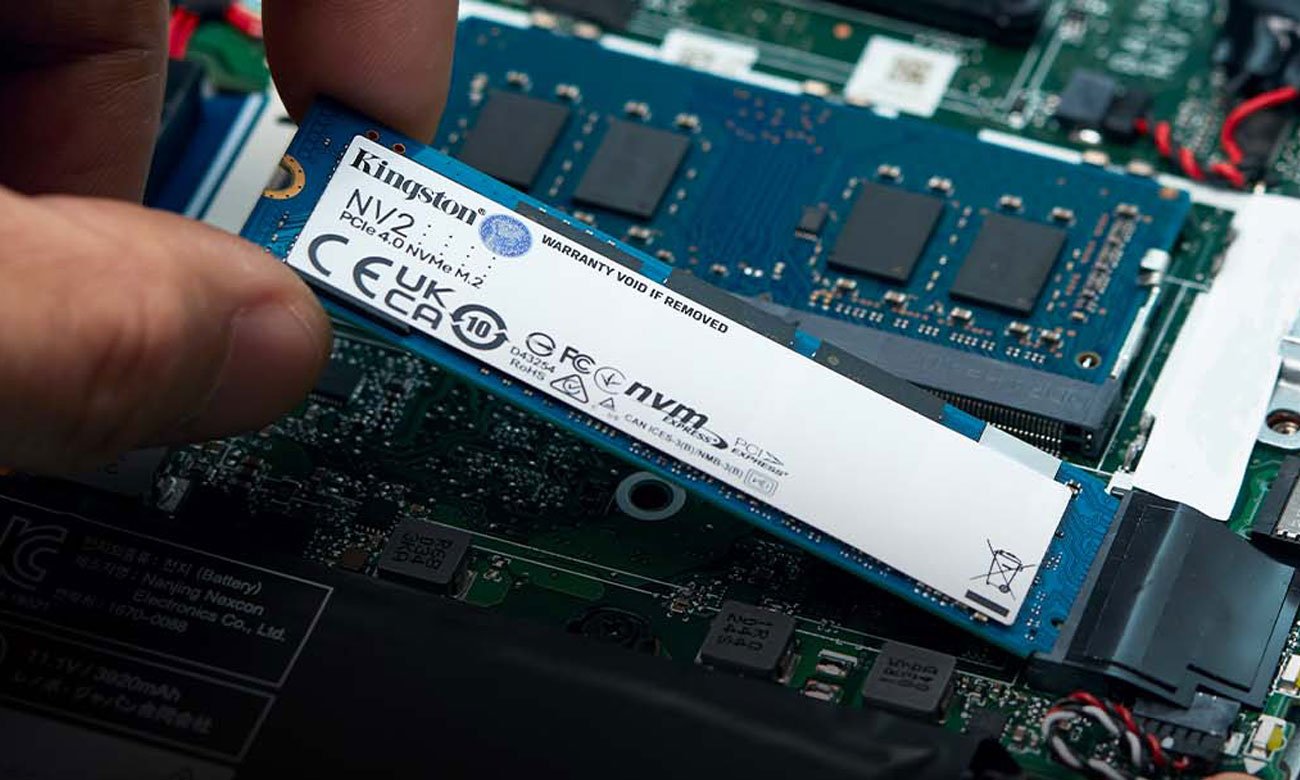 Kingston NV2 M.2 NVMe SSD - Компактный дизайн