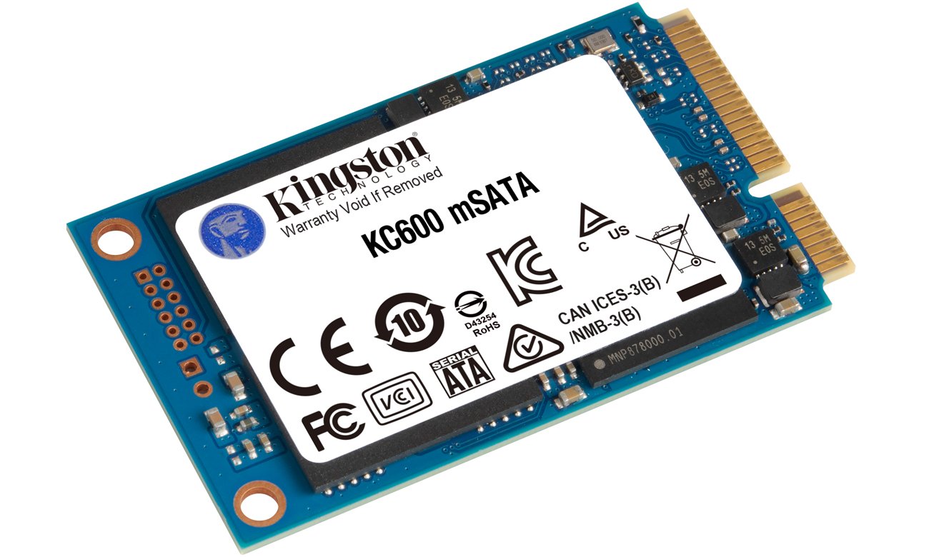 Kingston KC600 1TB mSATA SSD