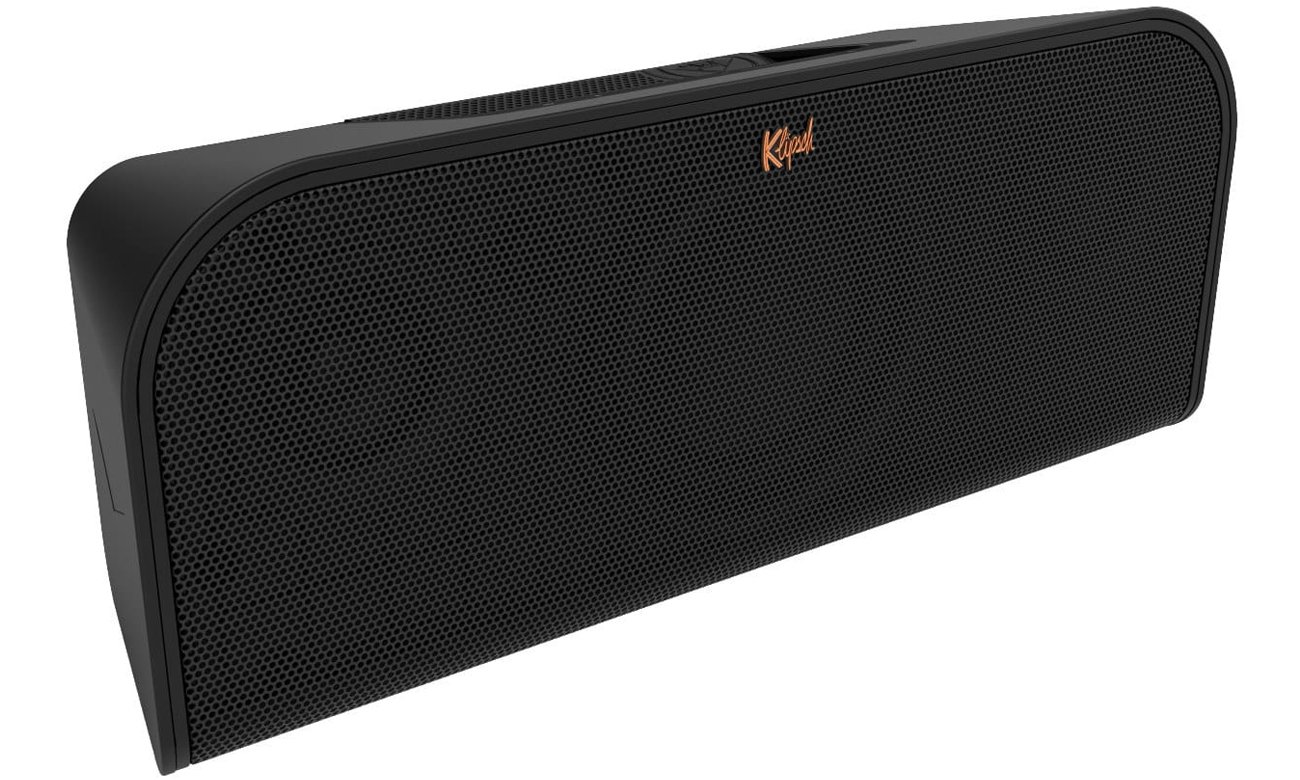 Чорний портативний динамік Klipsch Groove XXL – кутовий вид спереду