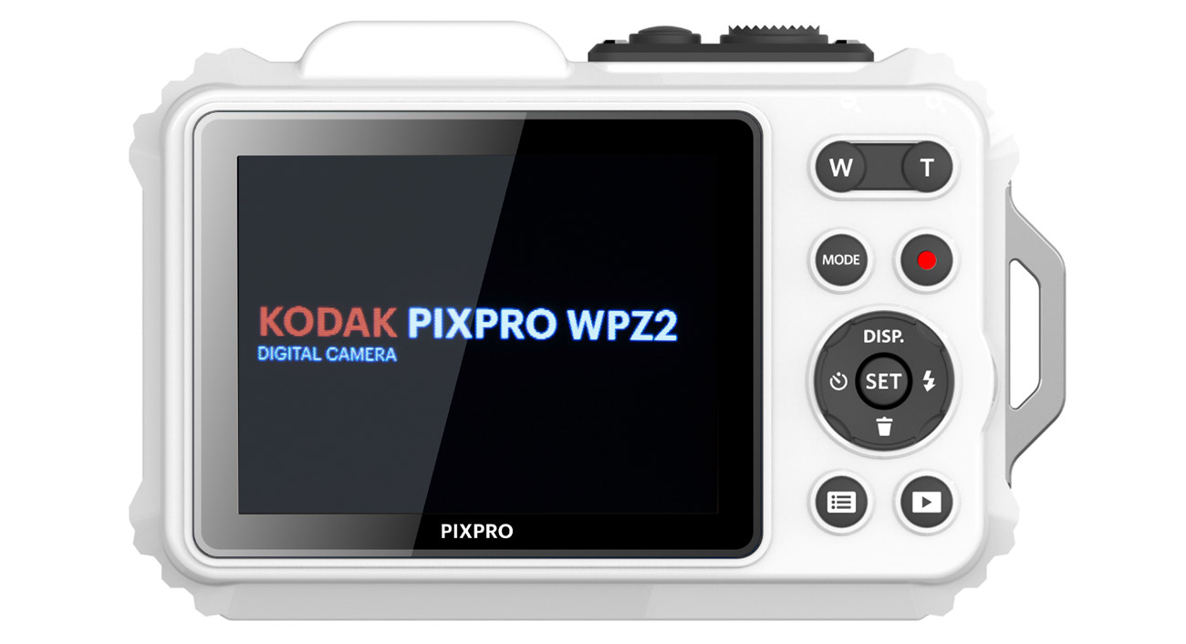 ЖК-экран Kodak WPZ2 и вид кнопок