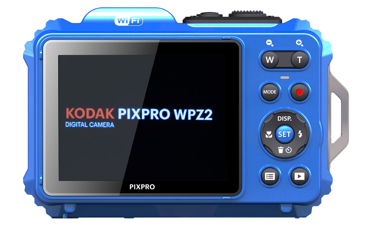 РК-екран Kodak WPZ2 і вигляд кнопок