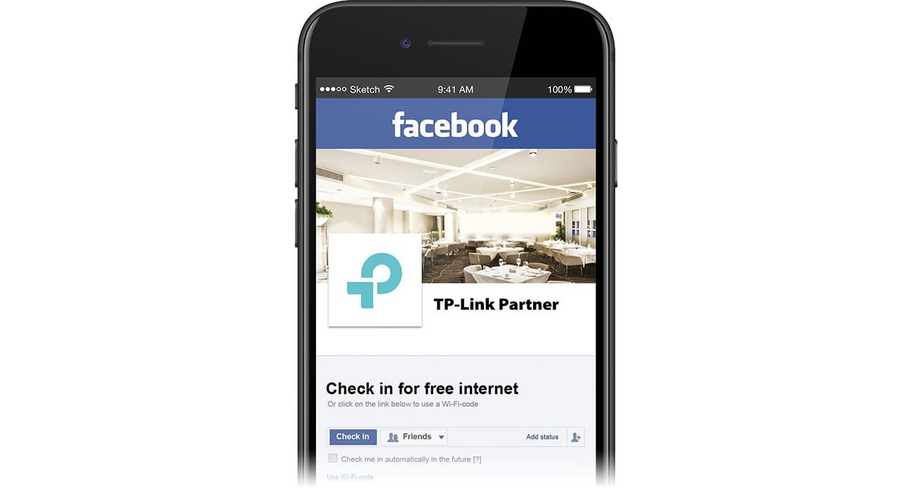 TP-Link OC200 Войдите через Facebook