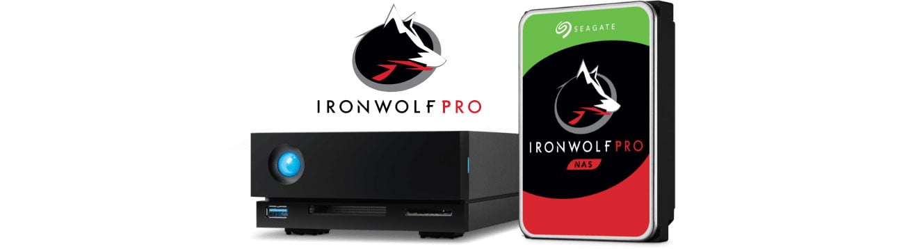 LaCie 1big Dock - накопичувачі Seagate IronWolf Pro