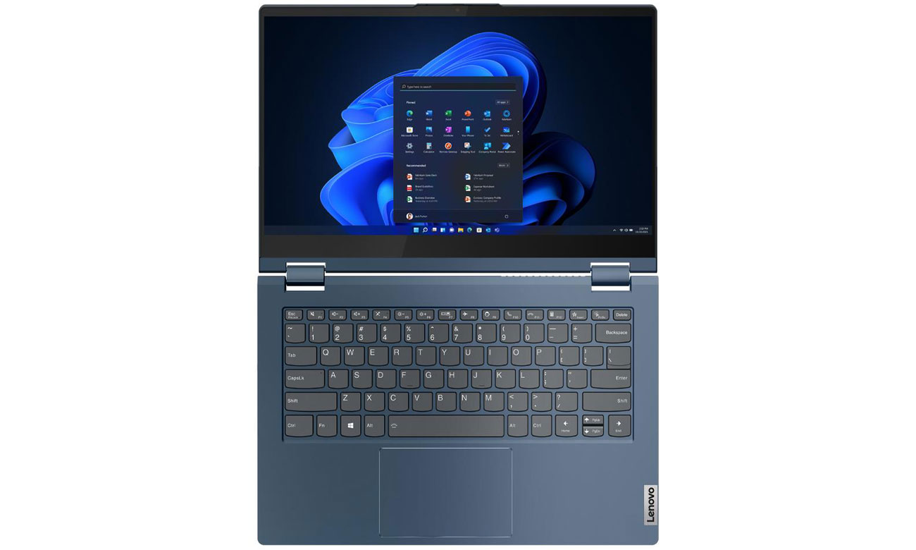 Экран и клавиатура Lenovo ThinkBook 14s Yoga