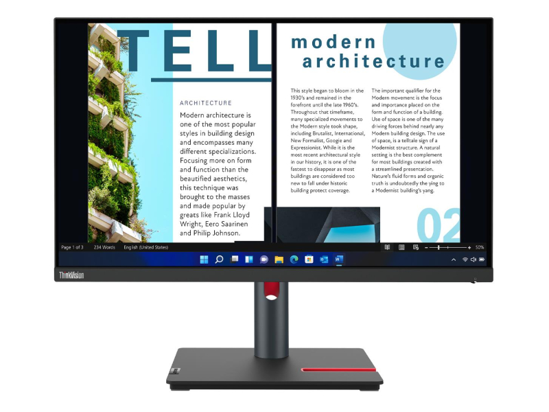 Lenovo ThinkVision P24h-30 (63B3GAT6EU)