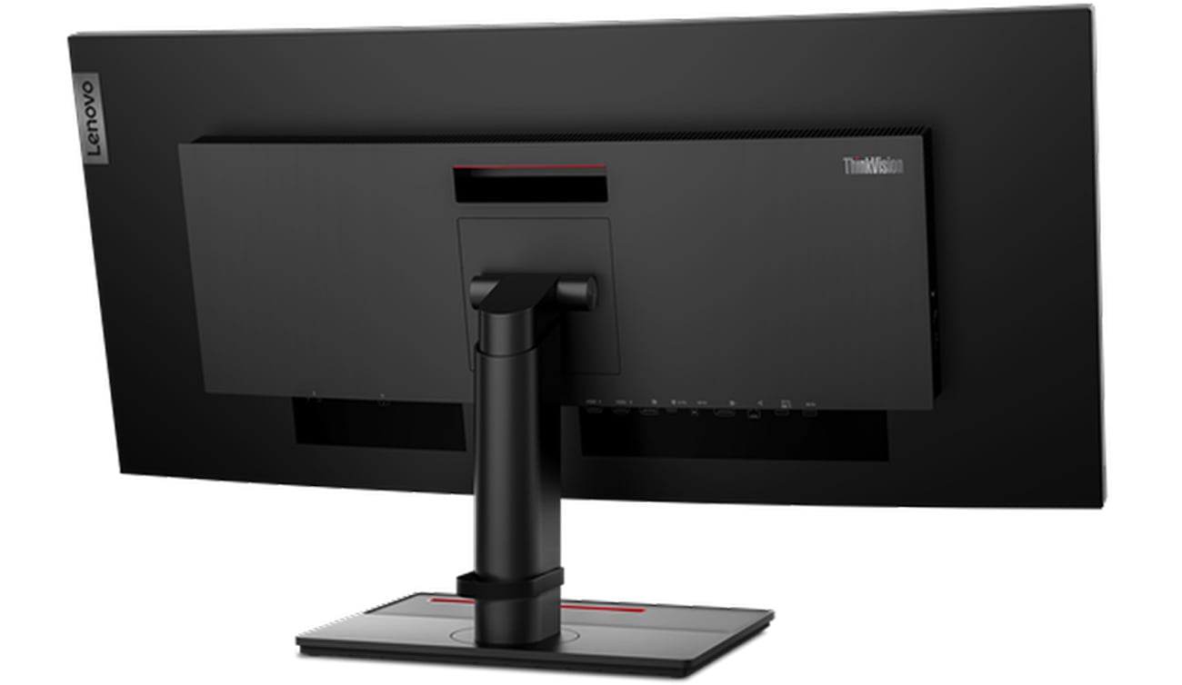 Lenovo ThinkVision P34w-20 вид сзади