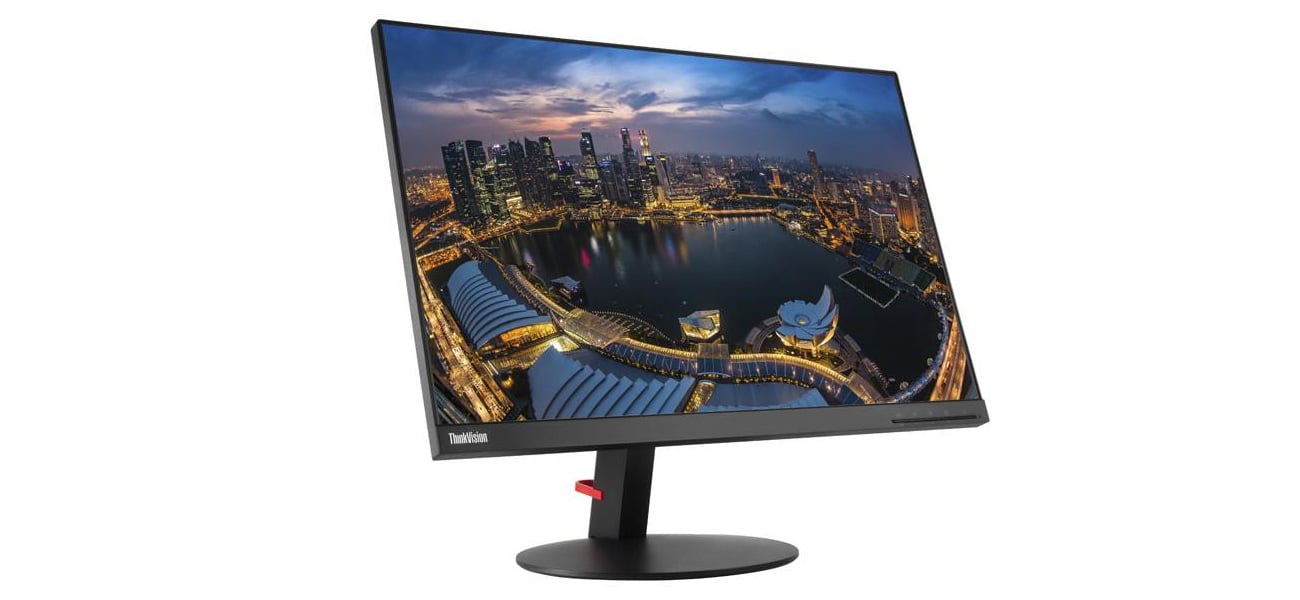 Lenovo ThinkVision T24d Реалистичное изображение и красивый дизайн