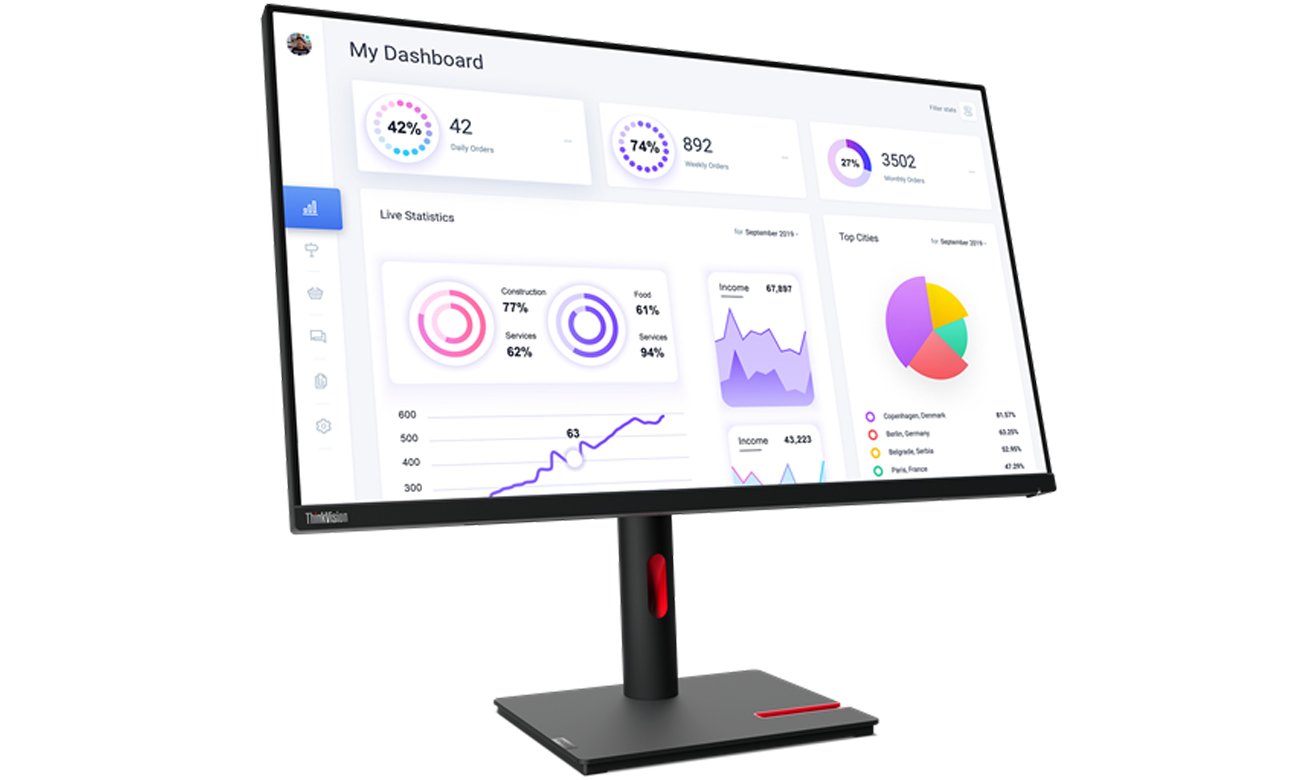 Екран Lenovo ThinkVision T27p-30