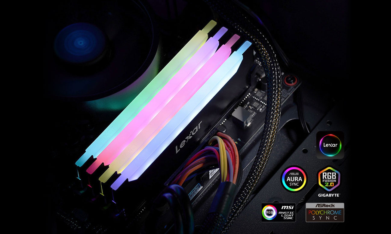 Lexar Hades RGB – подсветка