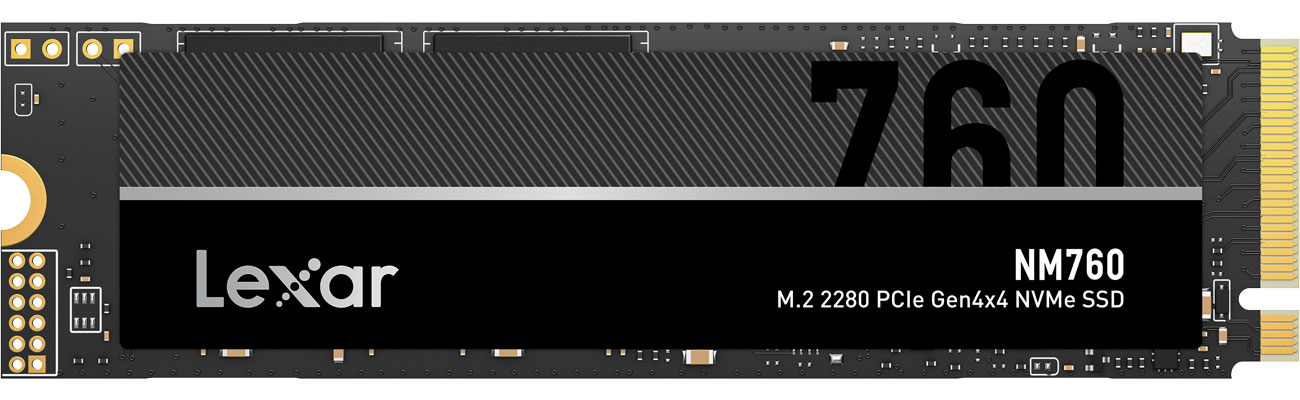 M.2 NVMe SSD Lexar NM760 – вид спереду