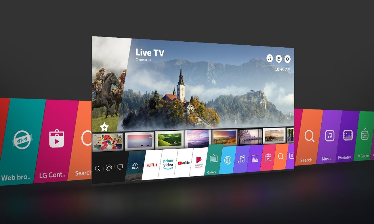 LG 24TN510S Smart TV HEVC webOS