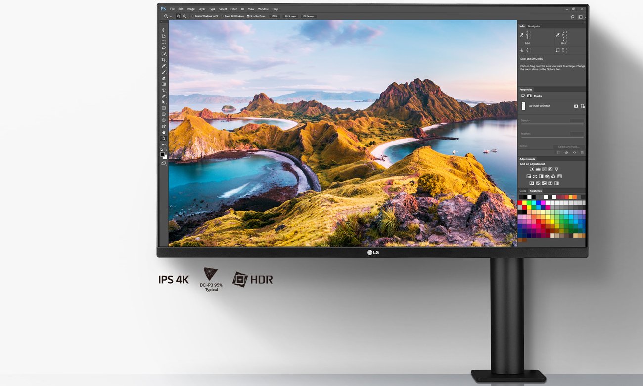 Графічний і фотомонітор LG UltraFine 32UN880-B Ergo