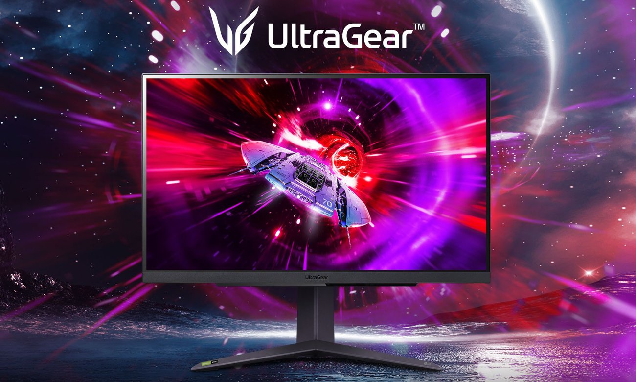 LG UltraGear 27GR75Q-B вид спереду