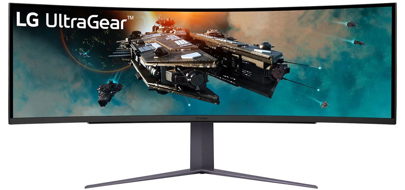 LG UltraGear 49GR85DC-B вид спереди