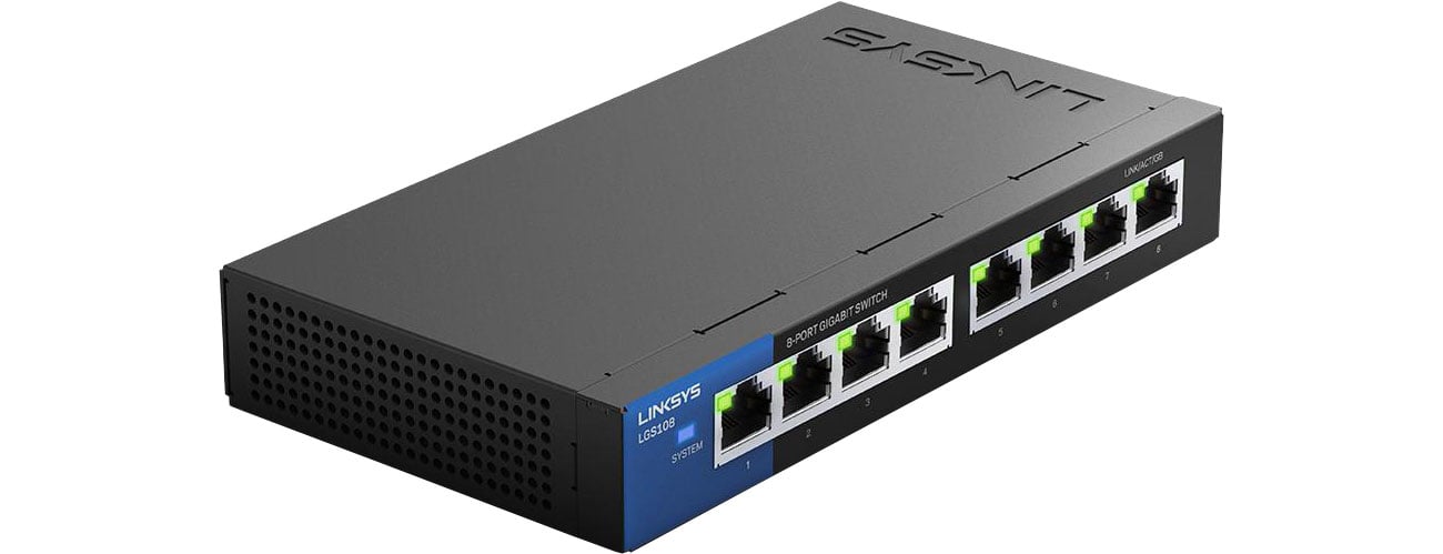 Комутатор Linksys 8p LGS108