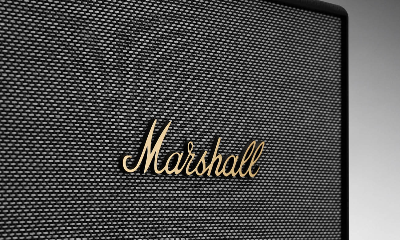 Классический дизайн колонки Marshall Woburn II Black