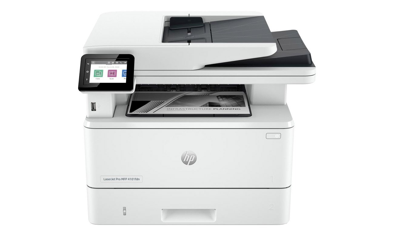 HP LaserJet Pro MFP 4102fdn, вид спереди