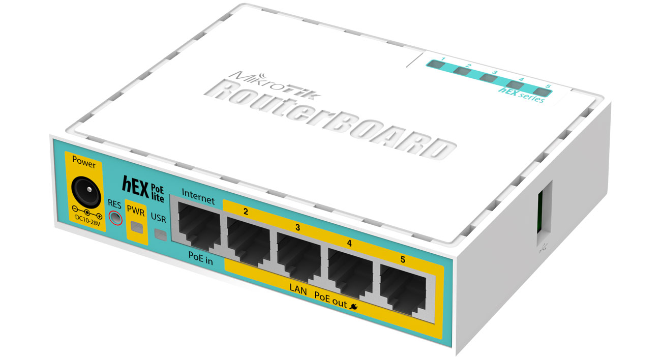 MikroTik hEX PoE lite RB750UP-R2