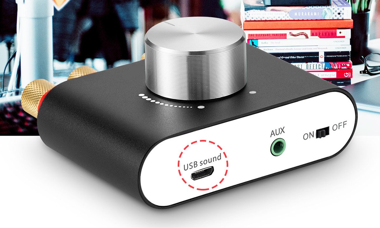 Mozos M01G Stereo DAC USB BT Speaker Amplifier - широка сумісність