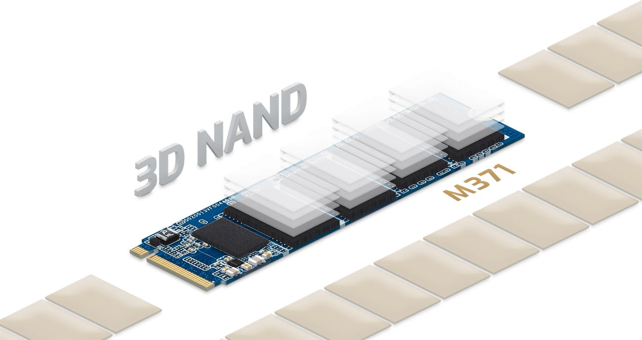 MSI 2 ТВ M.2 PCIe NVMe Spatium M371 3D NAND