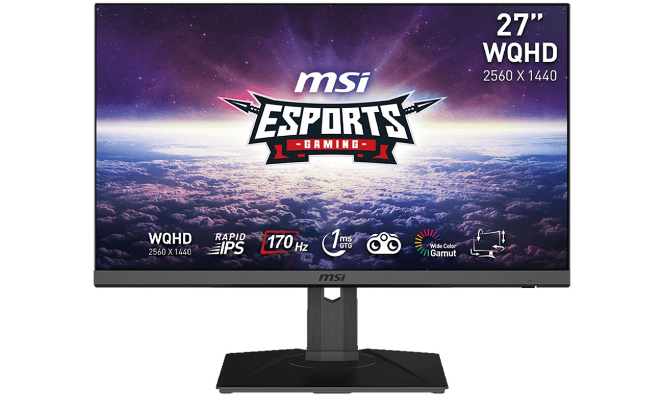 MSI G272QPF вид спереду