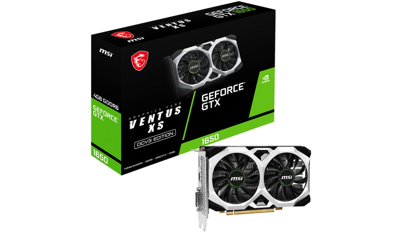 MSI GeForce GTX 1650 D6 VENTUS XS OCV3 4 ГБ GDDR6