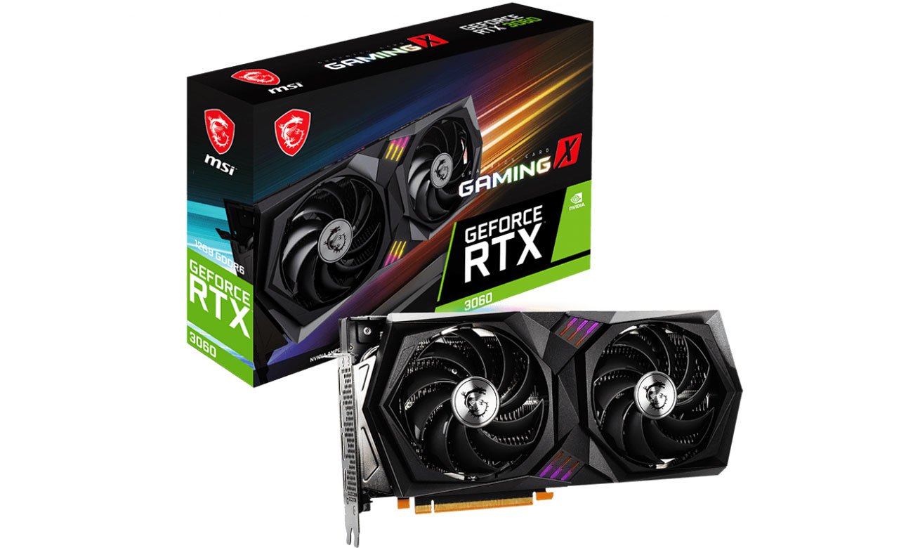 MSI GeForce RTX 3060 GAMING X 12 ГБ GDDR6 RTX 3060 GAMING X 12G