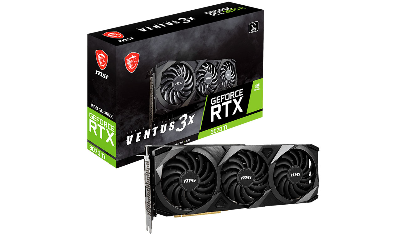 MSI GeForce RTX 3070 Ti VENTUS 3X OC 8GB GDDR6X RTX 3070 Ti VENTUS 3X OC