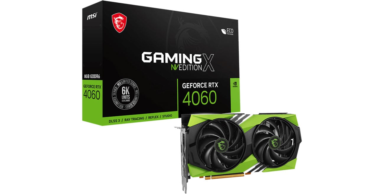 MSI GeForce RTX 4060 Gaming X NV EDITION 8 ГБ GDDR6