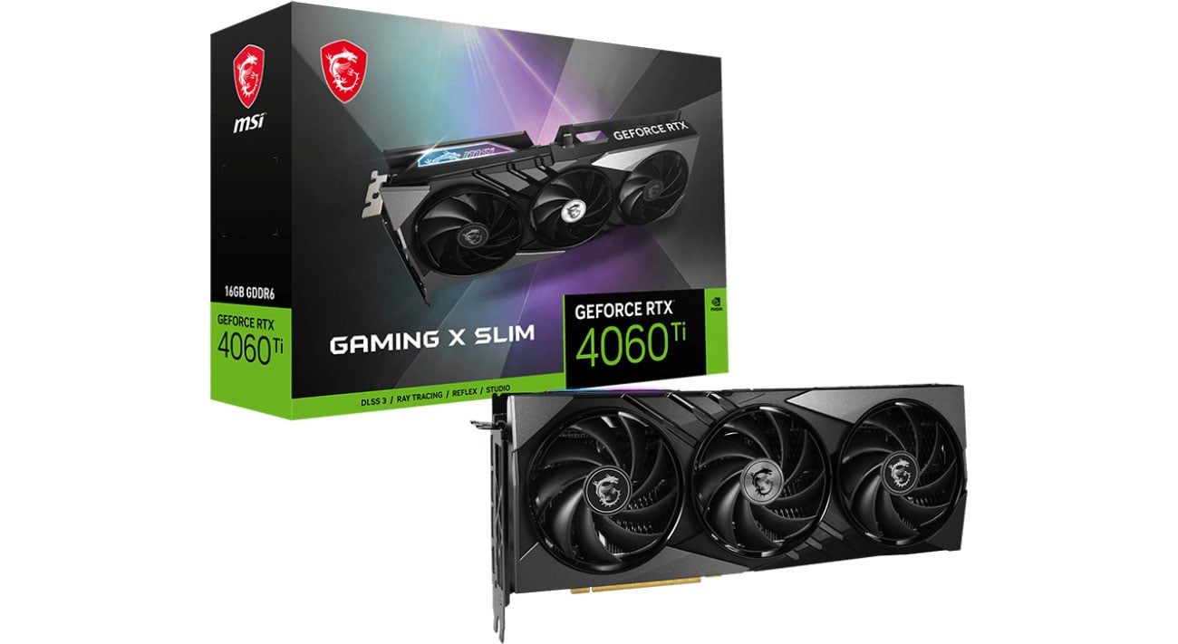 MSI GeForce RTX 4060 Ti Gaming X SLIM 16 ГБ GDDR6