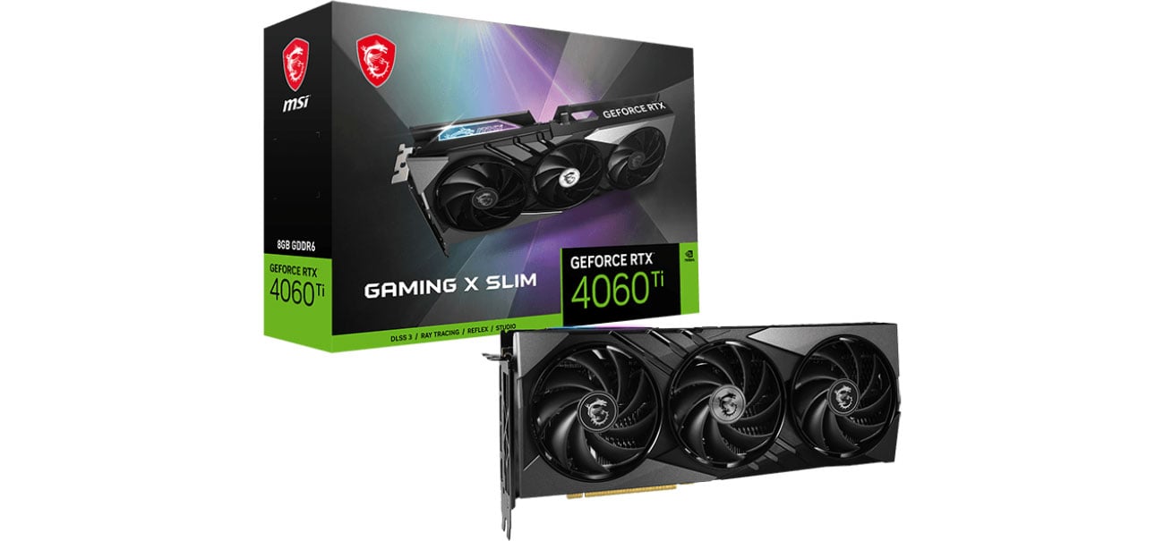 MSI GeForce RTX 4060 Ti Gaming X SLIM 8 ГБ GDDR6