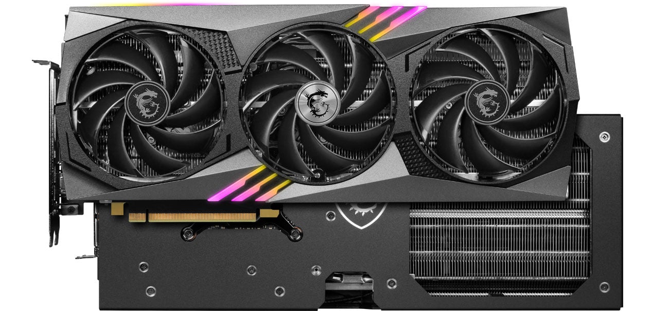 Охлаждение MSI GeForce RTX 4070 GAMING X TRIO