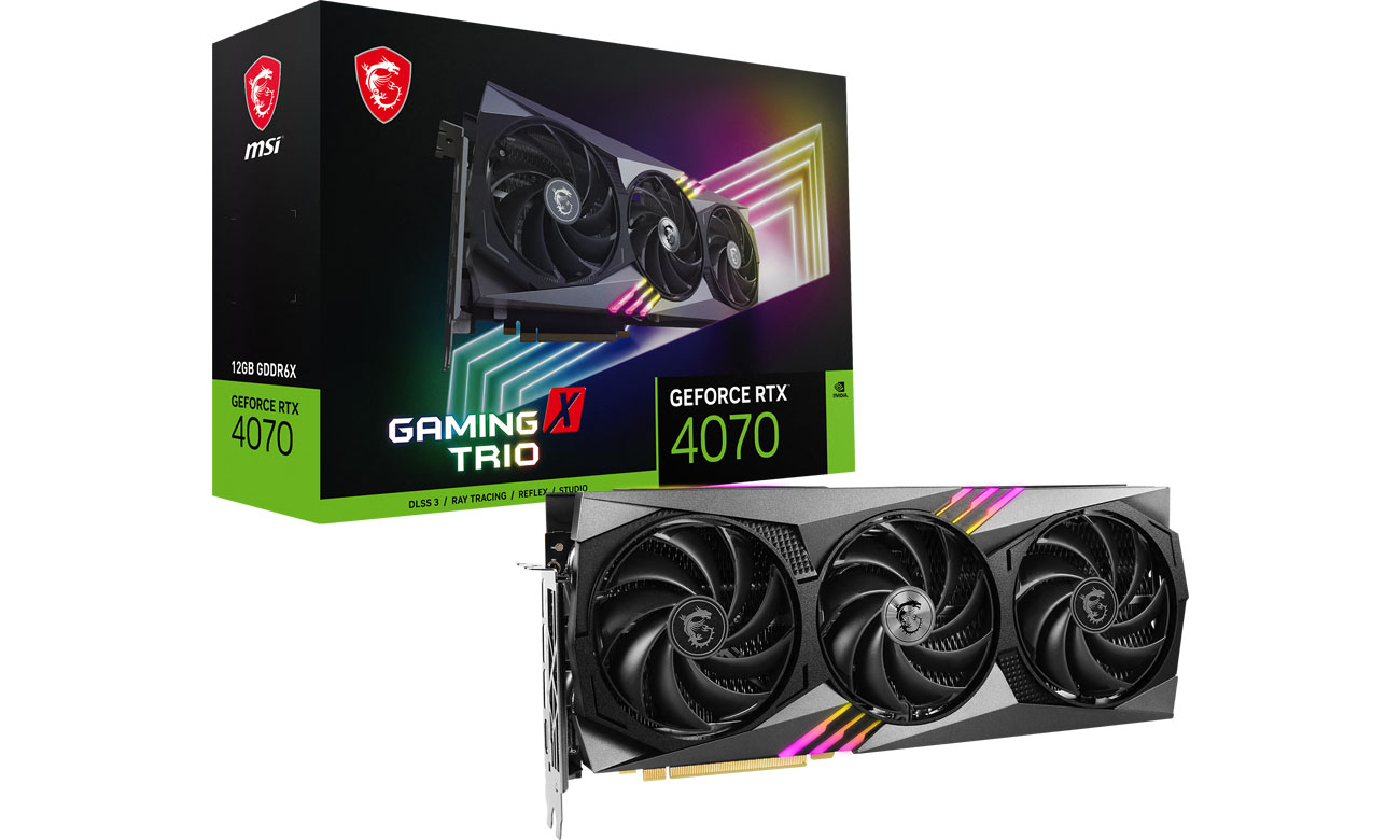 MSI GeForce RTX 4070 GAMING X TRIO 12 ГБ GDDR6X