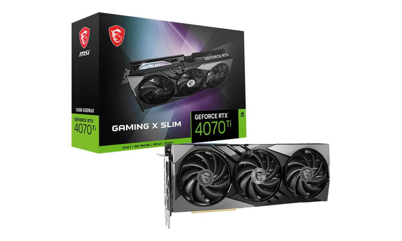 MSI GeForce RTX 4070 Ti GAMING X SLIM WHITE 12 ГБ GDDR6X