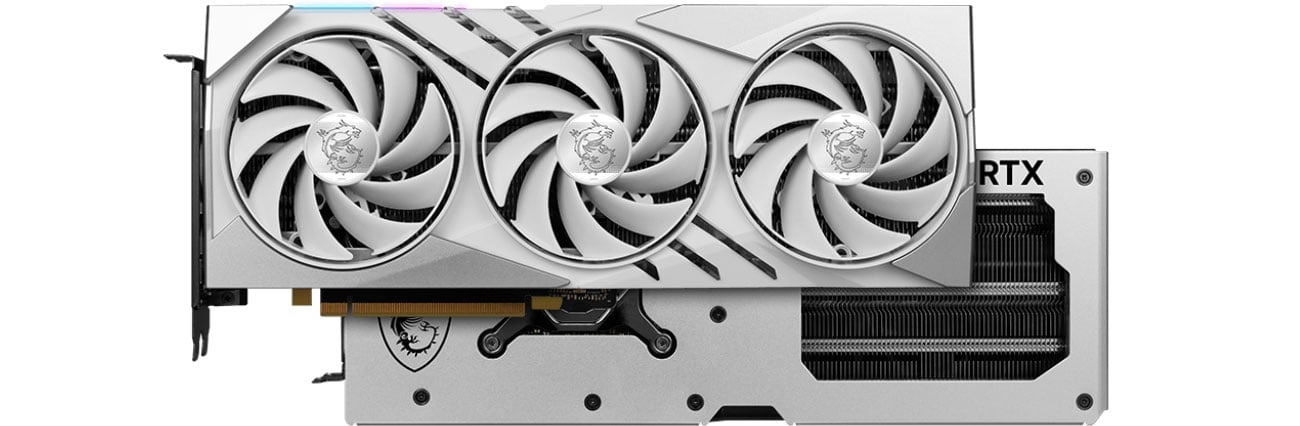 MSI GeForce RTX 4070 Ti GAMING X SLIM WHITE Охлаждение