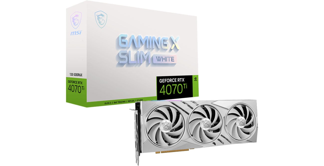 MSI GeForce RTX 4070 Ti GAMING X SLIM WHITE 12 ГБ GDDR6X